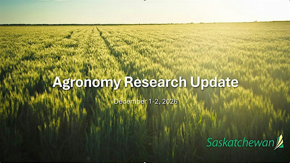 Agronomy Research Update 2026