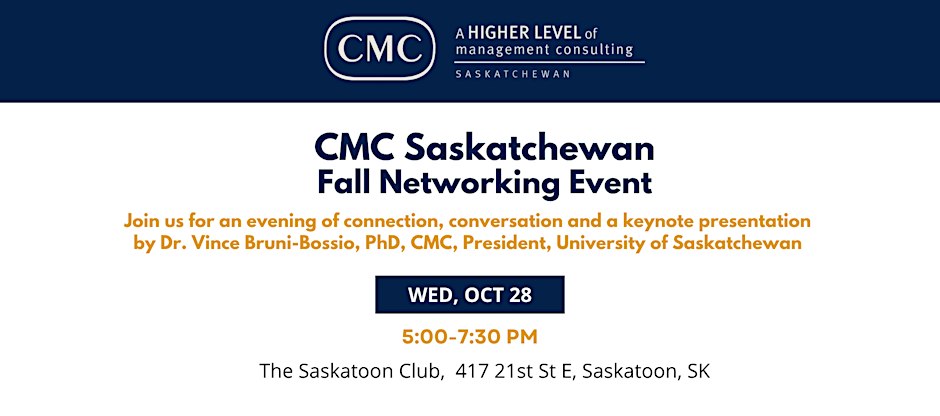 CMC Saskatchewan Fall Networking Event